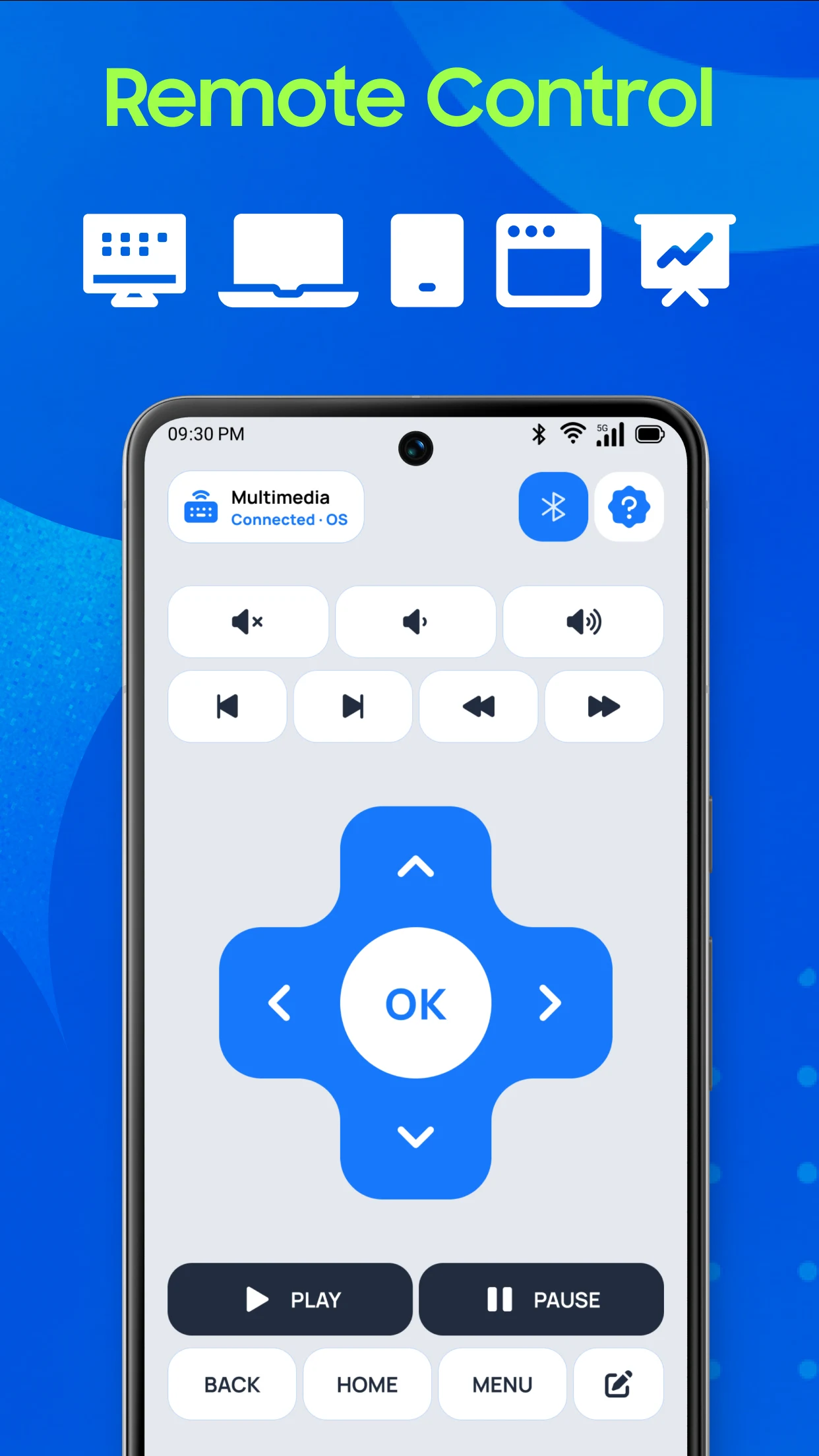 Wireless Keyboard: Air Mouse screenshot